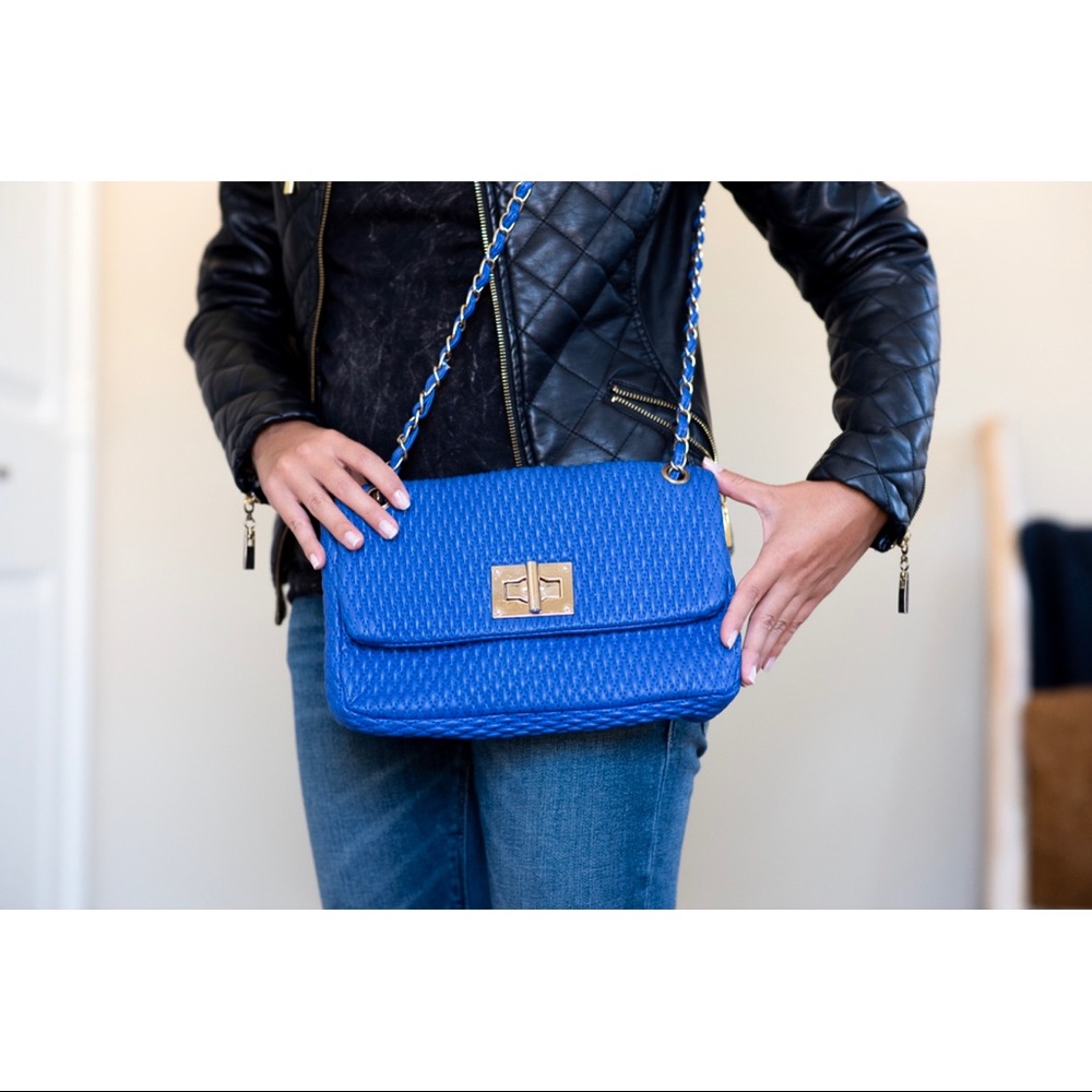 Royal blue purse - Picture 5 of 8